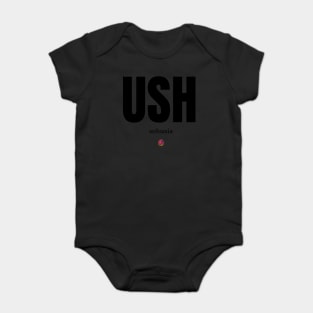 airport code USH Baby Bodysuit